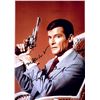 Image 1 : Roger Moore Autograph Signed James Bond 007 Photo