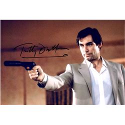 Timothy Dalton Autograph Signed James Bond 007 Photo