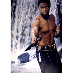 Chadwick Boseman Autograph Signed Black Panther Photo