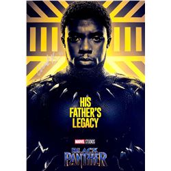 Chadwick Boseman Autograph Signed Black Panther Photo