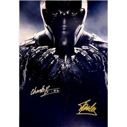 Chadwick Boseman Autograph Signed Black Panther Photo