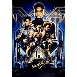 Chadwick Boseman Autograph Signed Black Panther Photo