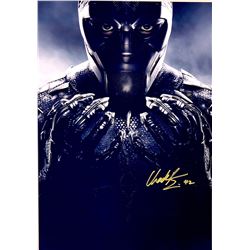 Chadwick Boseman Autograph Signed Black Panther Photo