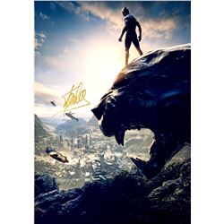 Stan Lee Autograph Signed Black Panther Photo