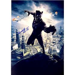 Chadwick Boseman Autograph Signed Black Panther Photo