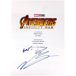 Josh Brolin Autograph Signed Avengers Infinity War Script Cover