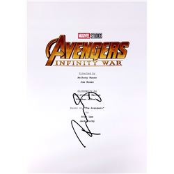 Robert Downey Jr Autograph Signed Avengers Infinity War Script Cover