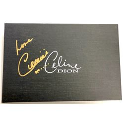 Celine Dion Autograph Signed Box
