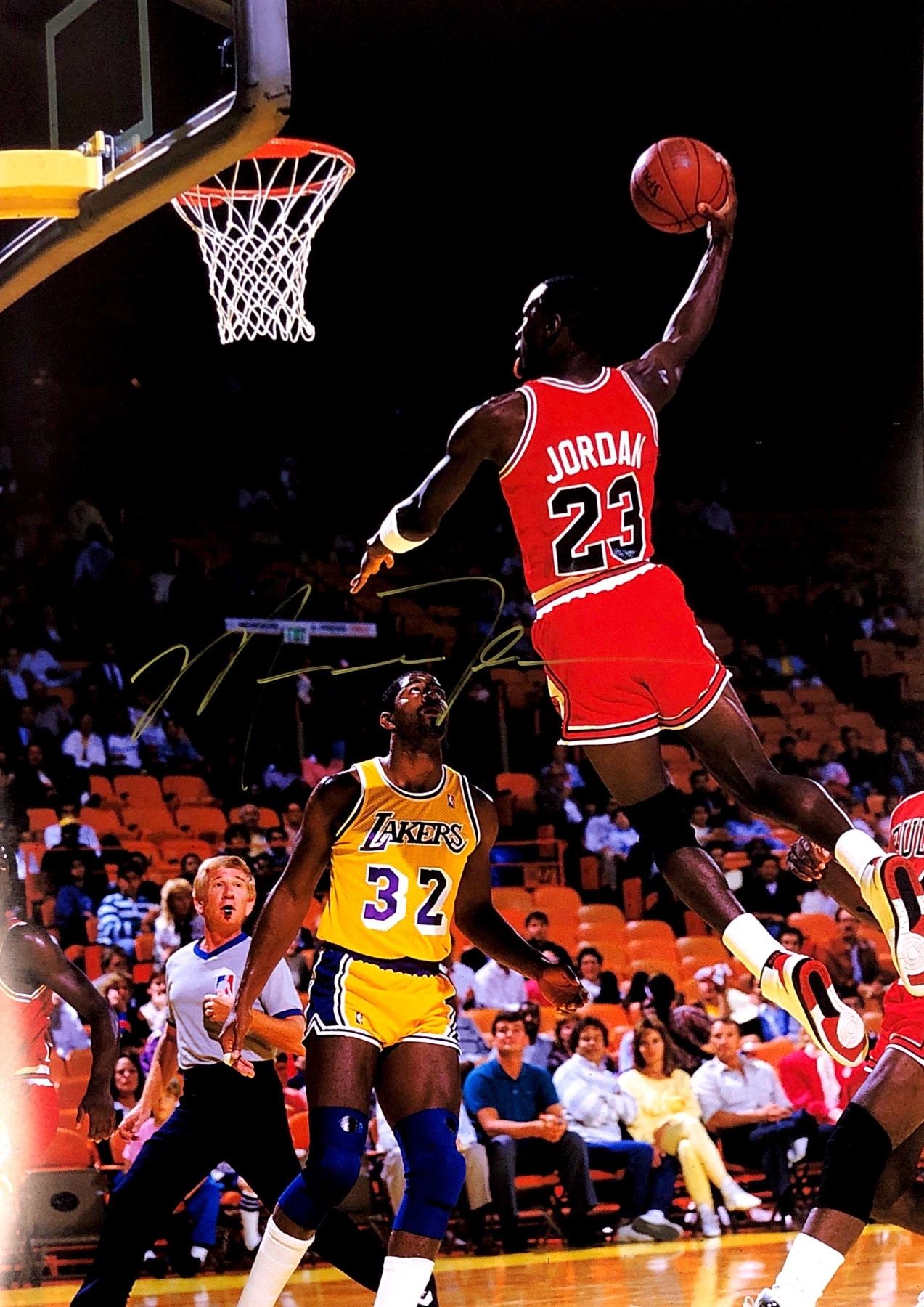 Michael Jordan Autograph Signed Poster