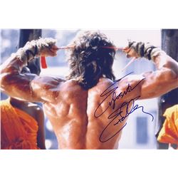 Rambo Sylvester Stallone Signed Photo
