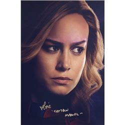 Avengers Endgame Brie Larson Signed Photo