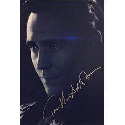 Avengers Endgame Tom Hiddleston Signed Photo