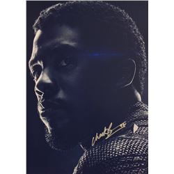 Avengers Endgame Chadwick Boseman Signed Photo