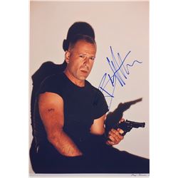 Pulp Fiction Bruce Willis Signed Photo
