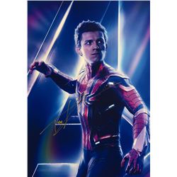 Avengers Infinity War Tom Holland Signed Photo