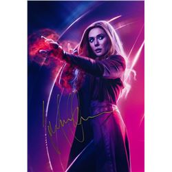 Avengers Infinity War Elizabeth Olsen Signed Photo