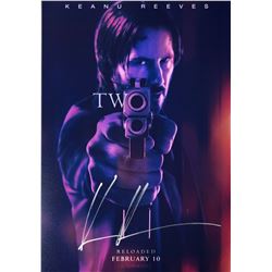John Wick Keanu Reeves Signed Photo