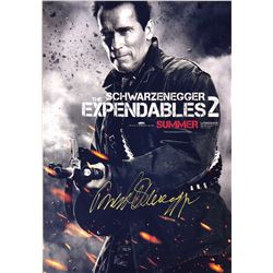 Expendables 2 Arnold Schwarzenegger Signed Photo