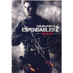 Expendables 2 Liam Hemsworth Signed Photo