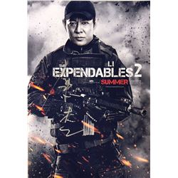 Expendables 2 Jet Li Signed Photo