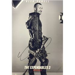 Expendables 3 Glen Powell Signed Photo