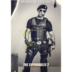 Expendables 3 Sylvester Stallone Signed Photo