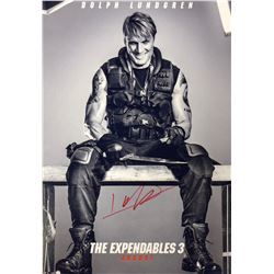 Expendables 3 Dolph Lundgren Signed Photo