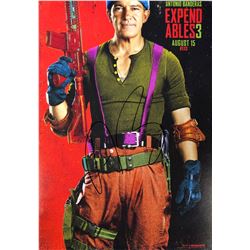 Expendables 3 Antonio Banderas Signed Photo