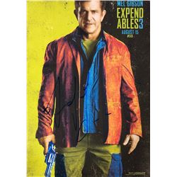 Expendables 3 Mel Gibson Signed Photo