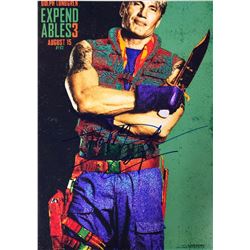 Expendables 3 Dolph Lundgren Signed Photo