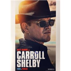 Ford V Ferrari Matt Damon Signed Photo