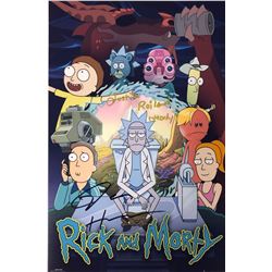Rick n Morty Justin Roiland Signed Photo