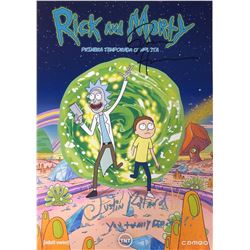 Rick n Morty Justin Roiland Signed Photo