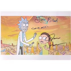 Rick n Morty Justin Roiland Signed Photo