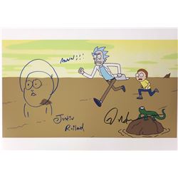 Rick n Morty Justin Roiland Signed Photo