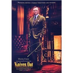 Knives Out Daniel Craig Signed Photo