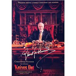Knives Out Christopher Plummer Signed Photo