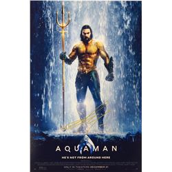 Aquaman Jason Momoa Signed Photo