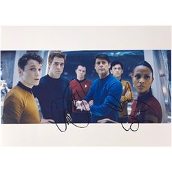 Star Trek Zoe Saldana Signed Photo