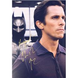 Batman Christian Bale Signed Photo