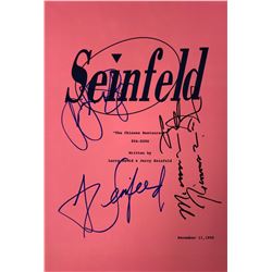 Seinfield Jerry Seinfield Signed Script Cover
