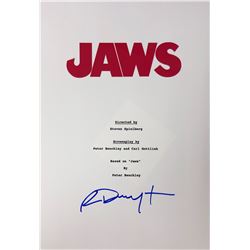 Jaws Richard Dreyfuss Signed Script Cover