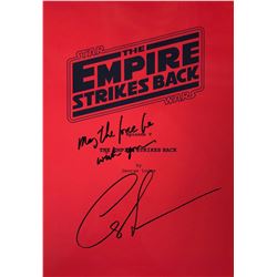 Star Wars Empire Strikes Back Signed Script Cover