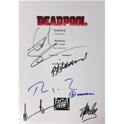 Deadpool Stan Lee Signed Script Cover