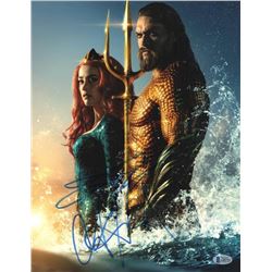 Jason Momoa Amber Heard Autographed Signed Photo