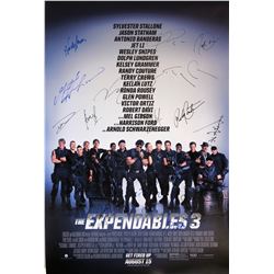 Expendable 3 Mel Gibson Signed Poster