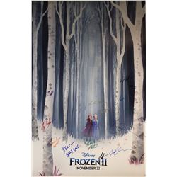 Frozen 2 Idina Menzel Signed Poster