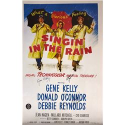 Singin In the Rain Signed Poster