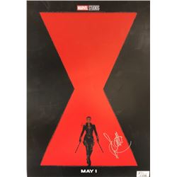 Black Widow Scarlett Johansson Signed Poster