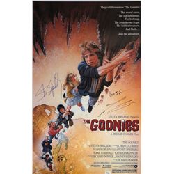 Goonies Steven Spielberg Signed Poster